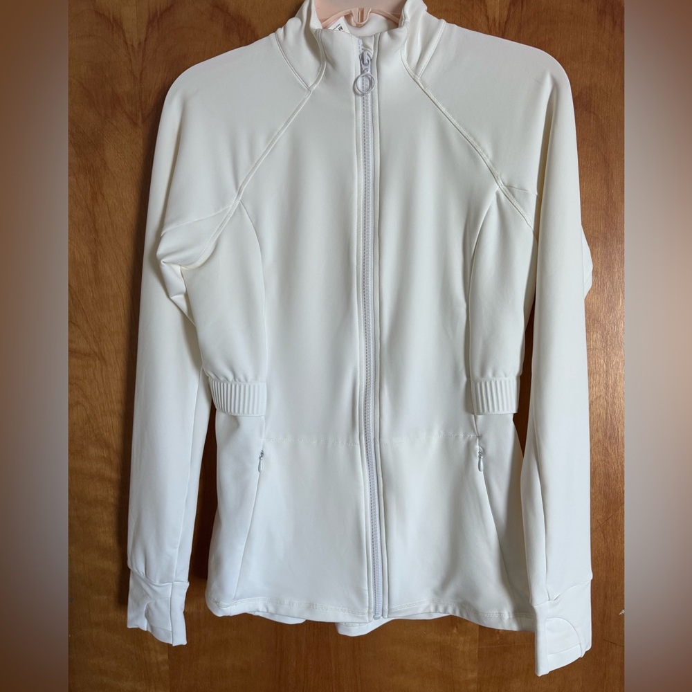 Fabletics White Trinity Performance Jacket - Medi… - image 5